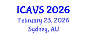 International Conference on Animal and Veterinary Sciences (ICAVS) February 23, 2026 - Sydney, Australia