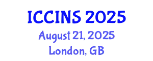 International Conference on Communications, Information and Network Security (ICCINS) August 21, 2025 - London, United Kingdom