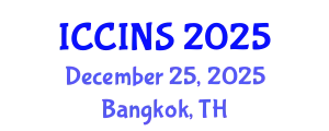 International Conference on Communications, Information and Network Security (ICCINS) December 25, 2025 - Bangkok, Thailand
