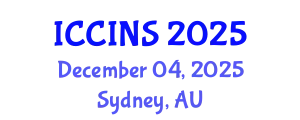 International Conference on Communications, Information and Network Security (ICCINS) December 04, 2025 - Sydney, Australia