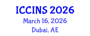 International Conference on Communications, Information and Network Security (ICCINS) March 16, 2026 - Dubai, United Arab Emirates