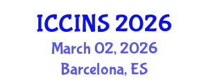 International Conference on Communications, Information and Network Security (ICCINS) March 02, 2026 - Barcelona, Spain