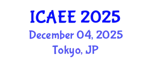 International Conference on Agricultural and Environmental Engineering (ICAEE) December 04, 2025 - Tokyo, Japan