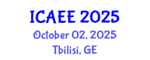International Conference on Agricultural and Environmental Engineering (ICAEE) October 02, 2025 - Tbilisi, Georgia
