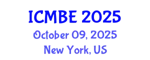 International Conference on Mathematical Biology and Ecology (ICMBE) October 09, 2025 - New York, United States
