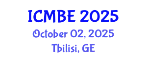 International Conference on Mathematical Biology and Ecology (ICMBE) October 02, 2025 - Tbilisi, Georgia