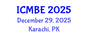 International Conference on Mathematical Biology and Ecology (ICMBE) December 29, 2025 - Karachi, Pakistan