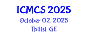 International Conference on Mathematics and Computational Science (ICMCS) October 02, 2025 - Tbilisi, Georgia