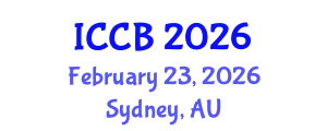 International Conference on Computational Biology (ICCB) February 23, 2026 - Sydney, Australia