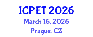 International Conference on Power Engineering and Technology (ICPET) March 16, 2026 - Prague, Czechia