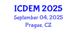 International Conference on Disaster and Emergency Management (ICDEM) September 04, 2025 - Prague, Czechia