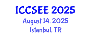 International Conference on Civil, Structural and Earthquake Engineering (ICCSEE) August 14, 2025 - Istanbul, Turkey