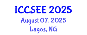 International Conference on Civil, Structural and Earthquake Engineering (ICCSEE) August 07, 2025 - Lagos, Nigeria