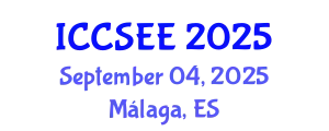 International Conference on Civil, Structural and Earthquake Engineering (ICCSEE) September 04, 2025 - Málaga, Spain