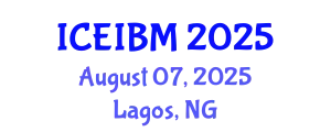 International Conference on Economics, Industrial and Business Management (ICEIBM) August 07, 2025 - Lagos, Nigeria
