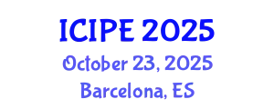 International Conference on Industrial and Production Engineering (ICIPE) October 23, 2025 - Barcelona, Spain