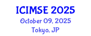 International Conference on Industrial and Manufacturing Systems Engineering (ICIMSE) October 09, 2025 - Tokyo, Japan