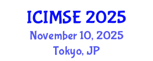 International Conference on Industrial and Manufacturing Systems Engineering (ICIMSE) November 10, 2025 - Tokyo, Japan