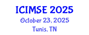 International Conference on Industrial and Manufacturing Systems Engineering (ICIMSE) October 23, 2025 - Tunis, Tunisia