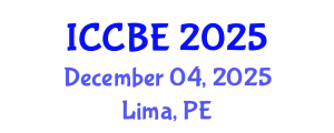 International Conference on Chemical and Biochemical Engineering (ICCBE) December 04, 2025 - Lima, Peru