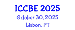 International Conference on Chemical and Biochemical Engineering (ICCBE) October 30, 2025 - Lisbon, Portugal