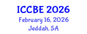 International Conference on Chemical and Biochemical Engineering (ICCBE) February 16, 2026 - Jeddah, Saudi Arabia