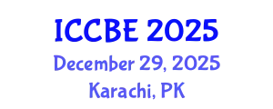 International Conference on Chemical and Biochemical Engineering (ICCBE) December 29, 2025 - Karachi, Pakistan