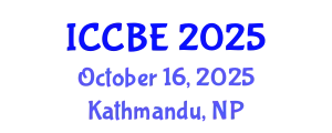 International Conference on Chemical and Biochemical Engineering (ICCBE) October 16, 2025 - Kathmandu, Nepal
