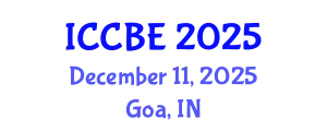 International Conference on Chemical and Biochemical Engineering (ICCBE) December 11, 2025 - Goa, India