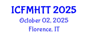 International Conference on Fluid Mechanics, Heat Transfer and Thermodynamics (ICFMHTT) October 02, 2025 - Florence, Italy