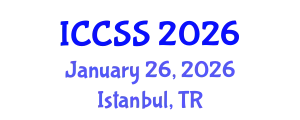 International Conference on Computational and Statistical Sciences (ICCSS) January 26, 2026 - Istanbul, Turkey