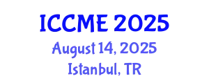 International Conference on Chemical and Molecular Engineering (ICCME) August 14, 2025 - Istanbul, Turkey