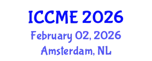 International Conference on Chemical and Molecular Engineering (ICCME) February 02, 2026 - Amsterdam, Netherlands