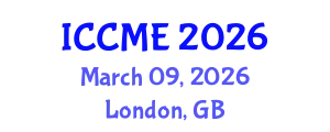 International Conference on Chemical and Molecular Engineering (ICCME) March 09, 2026 - London, United Kingdom