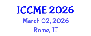 International Conference on Chemical and Molecular Engineering (ICCME) March 02, 2026 - Rome, Italy