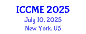 International Conference on Chemical and Molecular Engineering (ICCME) July 10, 2025 - New York, United States