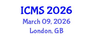 International Conference on Modeling and Simulation (ICMS) March 09, 2026 - London, United Kingdom