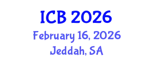 International Conference on Biology (ICB) February 16, 2026 - Jeddah, Saudi Arabia