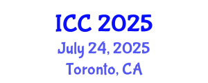 International Conference on Chemistry (ICC) July 24, 2025 - Toronto, Canada