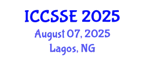 International Conference on Control Science and Systems Engineering (ICCSSE) August 07, 2025 - Lagos, Nigeria