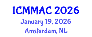 International Conference on Mathematical Modeling, Analysis and Computation (ICMMAC) January 19, 2026 - Amsterdam, Netherlands