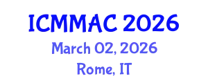 International Conference on Mathematical Modeling, Analysis and Computation (ICMMAC) March 02, 2026 - Rome, Italy