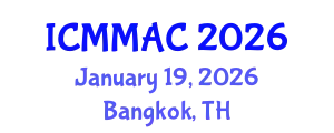 International Conference on Mathematical Modeling, Analysis and Computation (ICMMAC) January 19, 2026 - Bangkok, Thailand