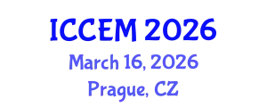 International Conference on Construction Engineering and Management (ICCEM) March 16, 2026 - Prague, Czechia