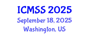 International Conference on Mathematical and Statistical Sciences (ICMSS) September 18, 2025 - Washington, United States