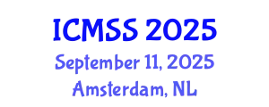 International Conference on Mathematical and Statistical Sciences (ICMSS) September 11, 2025 - Amsterdam, Netherlands