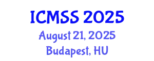 International Conference on Mathematical and Statistical Sciences (ICMSS) August 21, 2025 - Budapest, Hungary