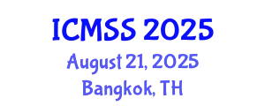 International Conference on Mathematical and Statistical Sciences (ICMSS) August 21, 2025 - Bangkok, Thailand
