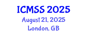 International Conference on Mathematical and Statistical Sciences (ICMSS) August 21, 2025 - London, United Kingdom