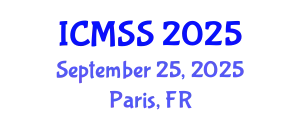 International Conference on Mathematical and Statistical Sciences (ICMSS) September 25, 2025 - Paris, France